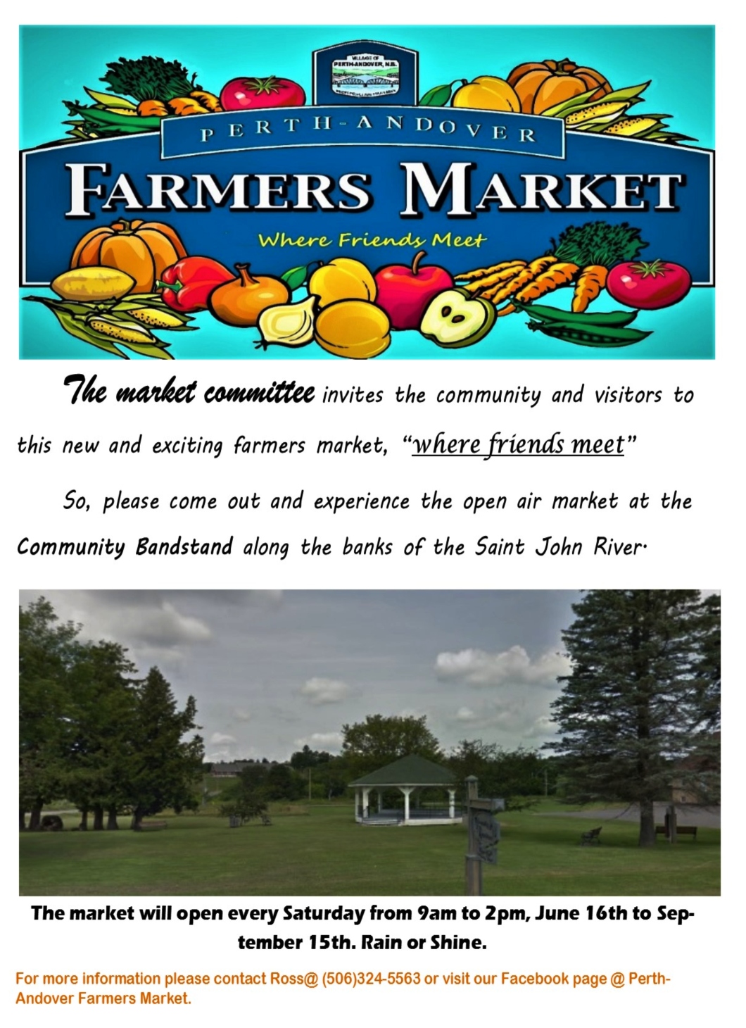2018 Perth-Andover Farmer’s Market