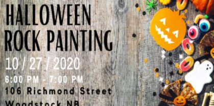 BBCY (Big Brothers Big Sisters of Carleton York) Halloween Rock Painting for Ages 6 to 12