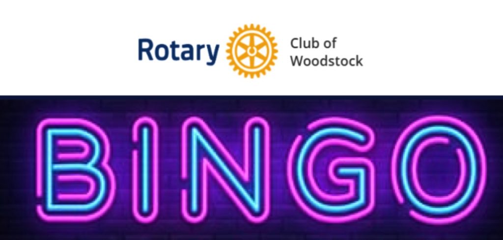 Rotary Club of Woodstock Now Live Streaming Their Weekly Wednesday Bingo on Facebook!